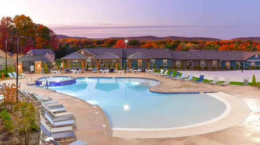 resort-style swimming pool